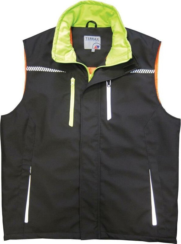 Thumbnail - Herren Berufsweste Terrax Workwear Gr.XXL schwarz/limette