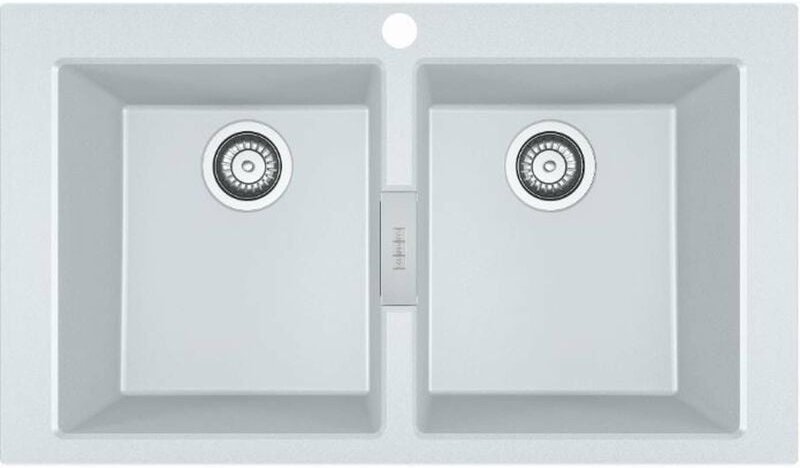 Sirius 2.0 - Tectonitspüllbecken S2D 620-86, 86x50 cm, weiß 143.0637.160 - Franke