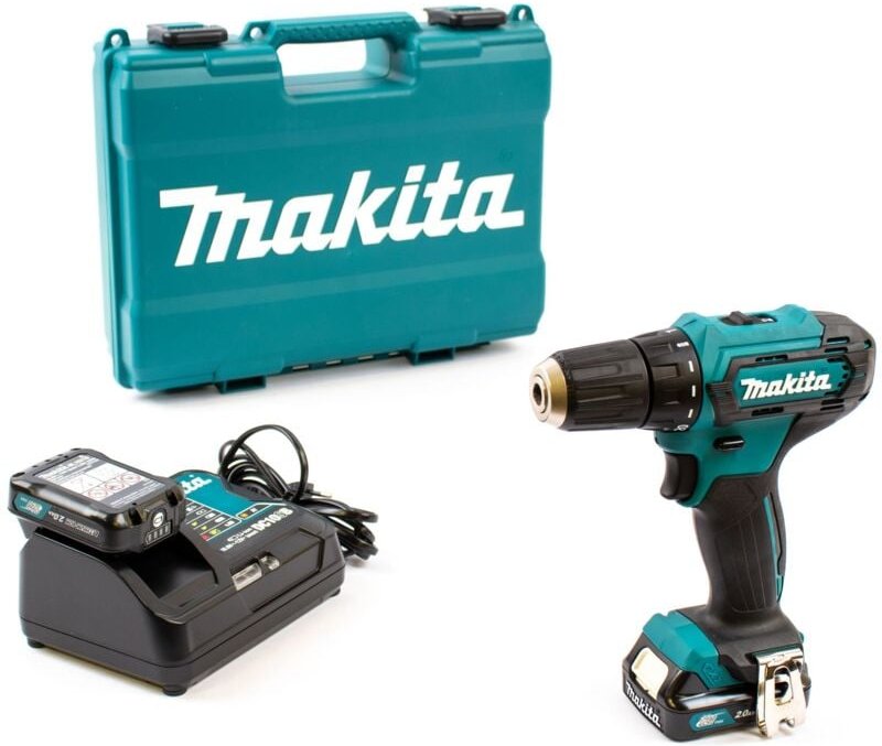 Akku-Bohrschrauber DF333DSAE 12V 2x2,0Ah Akku + Lader im Handwerkerkoffer - Makita