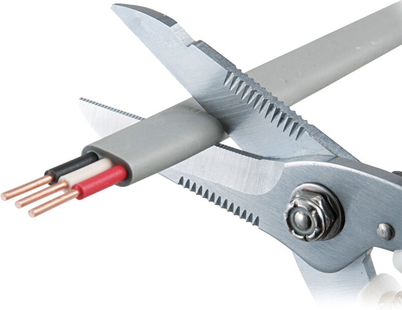 Tajima - Mehrzweckschere Schere mit hartverchromter Klinge Klingenlänge 180 mm