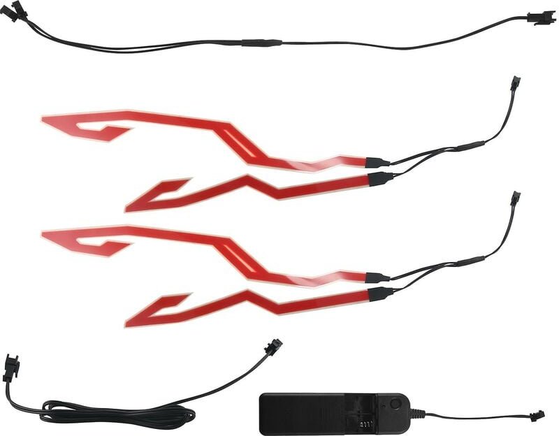 4 stücke Motorrad Led Nacht Licht Reiten Signal Helm El Kalt Licht 3 Modus Fahrrad Helm Led Licht Str