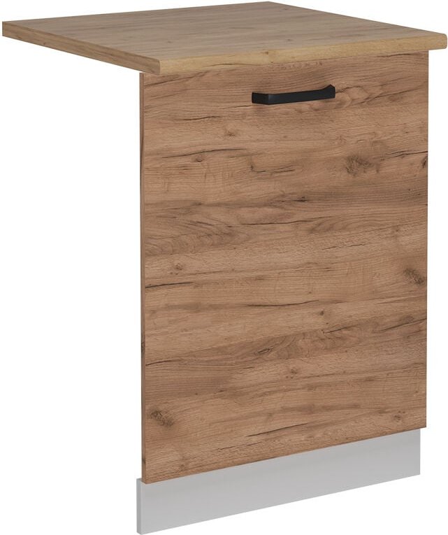 Vicco - Geschirrspülblende R-Line, Goldkraft Eiche, 60 cm , ap Eiche