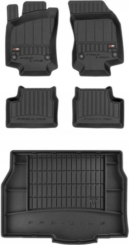 SET 3D Gummifußmatten Opel Astra 3 H GTC HB 2005-2010 3-Türer