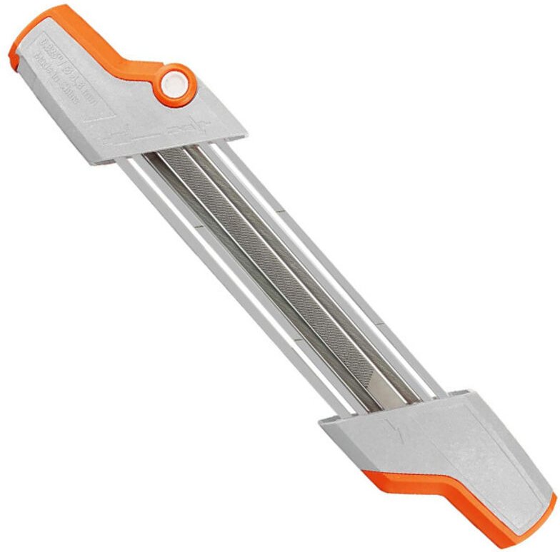 Guazhunifr - 2 in 1, für Kettensäge, Durchmesser ø 4,0 mm (orange-weiß)