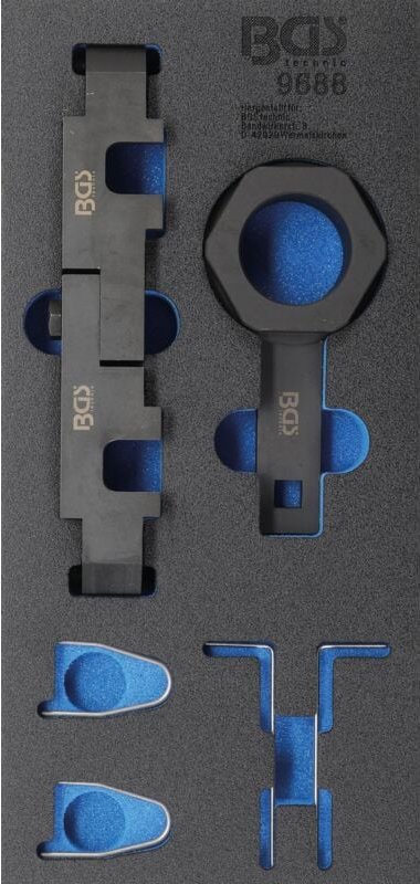 Bgs Technic - Werkstattwageneinlage 1/3: Motor-Einstellwerkzeug-Satz für Opel 1.6 sidi