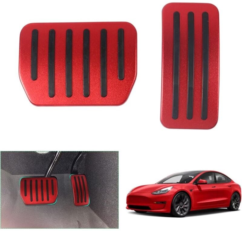 Anwendbares Tesla Model Y Juniper 2025 2026/ Model 3 2022-2025 2026 Gas- und Bremspedale, Model 3 Highland-Pedalkappen, ...