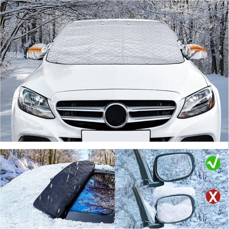 Thumbnail - Auto-Windschutzscheiben-Abdeckung, Windschutzscheiben-Abdeckung gegen Frost, magnetische Windschutzscheiben-Abdeckung, f...