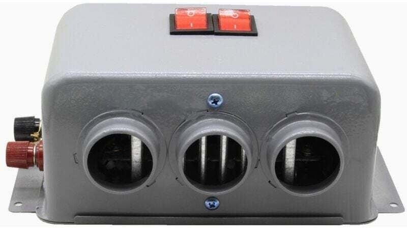 Alovez - Chauffage de voiture compact shining house 800 w 12 v, 3 trous, chauffage rapide, dégivrage, faible bruit, hive...