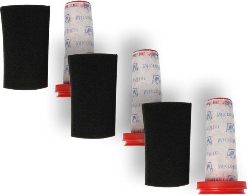 3x Motorschutz-Filter kompatibel mit Bosch BCH3PT25TW/01, Flexxo Serie 4, BCH3PT25TW Staubsauger - Vhbw