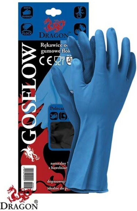 Reis - Latex-Gummihandschuhe für Arbeiten mit Lebensmitteln und Chemie s