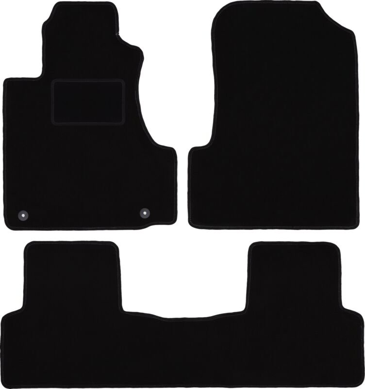 Schwarze Velours-Fußmatten für: Honda CR-V III SUV (2006-2012)
