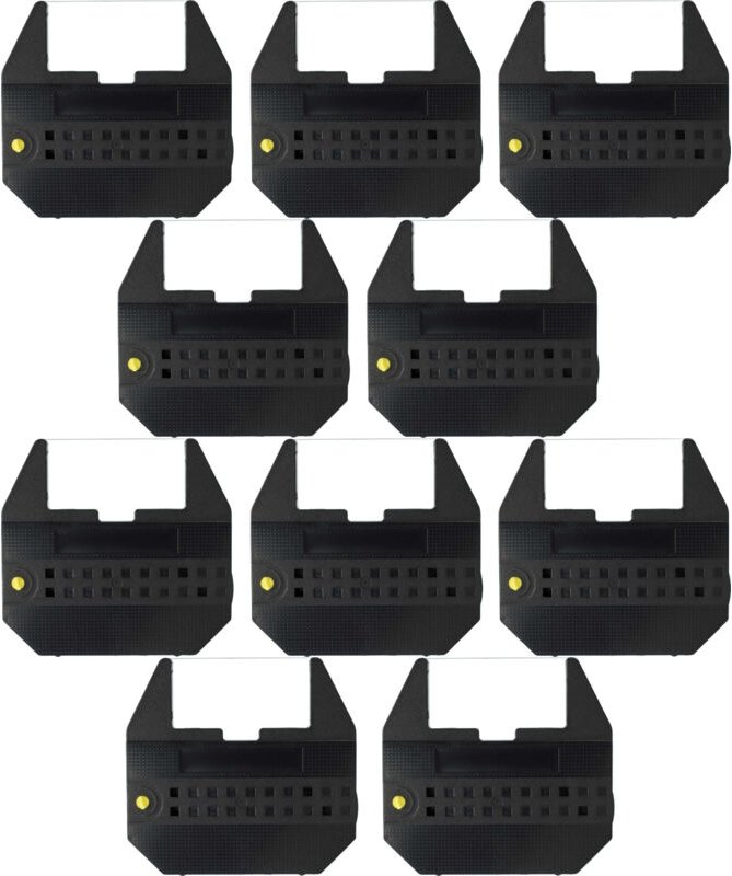 Vhbw - 10x Farbband Schriftband kompatibel mit Olivetti ct 505, ct 506, ct 605, ct 600 Series Schreibmaschine - Schwarz