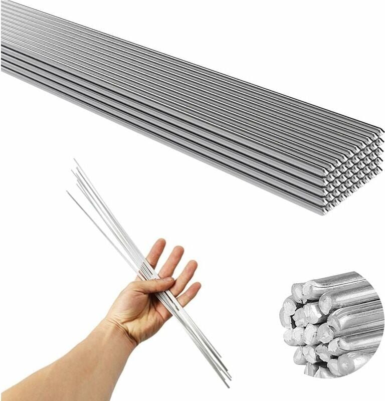 Schweißstab, 50 Stück 2,0 mm Niedertemperatur-Aluminium-Schweißelektroden – leicht schmelzende Lötstäbe – Korrosionsbest...