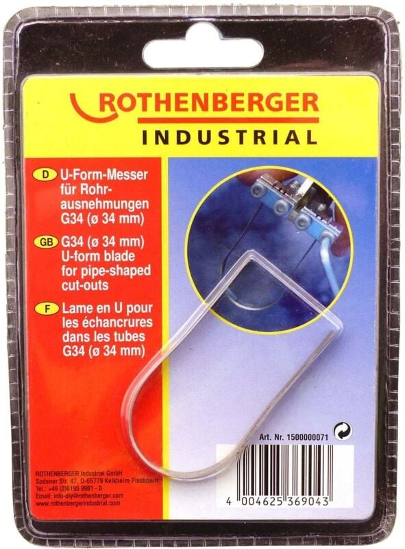 Rothenberger - Industrial Schneidemesser für Rohr bis d=34mm - 1500000071