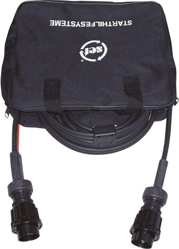 PCE - set® ts 777 Starthilfekabel 50 mm² Kupfer 7.00 m NATO-Stecker, ohne Schutzschaltung