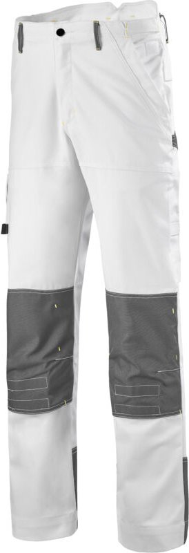 Thumbnail - Verstärkte Craft-Paint-Hose Weiss/grau Convoy 3xl - Fr(62)