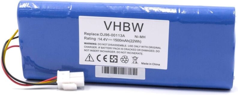 Akku kompatibel mit Samsung Navibot VC-RL84VC, VC-RL52VB, VC-RL50VK, VC-RL50V, VC-RL52V, VC-RL84V Staubsauger (1500 mAh,...