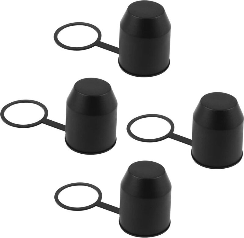Shining House - 4 Stück Kupplungskugelabdeckung, Kupplungskugelschutz Kugelkupplungsabdeckung ø 52 mm Anhängerkupplungsz...