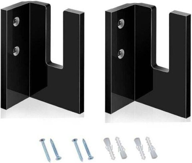 Portasci da garage - 2 espositori in acrilico per sci - Un must per gli appassionati di sport, deposito sci al coperto, ...