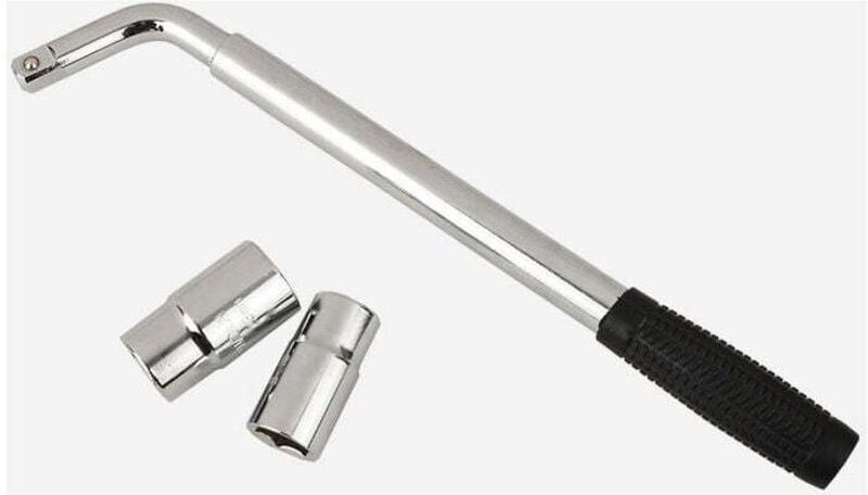 Steckschlüssel für Autoräder – ausziehbarer Griff – Steckschlüsselgrößen: 17 mm, 19 mm, 21 mm, 23 mm – passend für alle ...