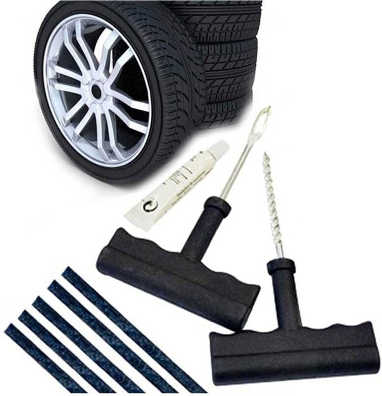 Trade Shop - KIT RIPARCI PNEUMATICI GOMME REPARIERUNG NACH CAR MOTO DA FORATURA GOMME RUOTE -