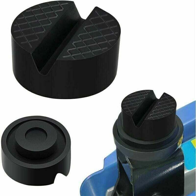 2 pezzi Universal Car Jack Rubber Support Block Idraulico Concavo Supporto in Gomma Blocco