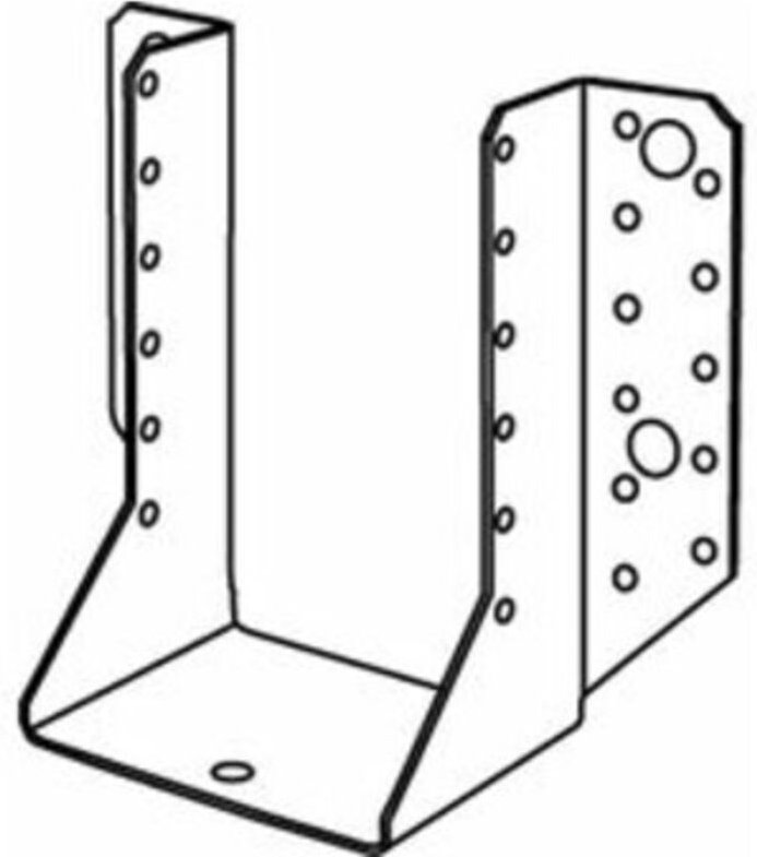 FP - art 81501 Balkenschuh Stahl Typ a 100 x 140 sendzimirverzinkt fs 25 Stk