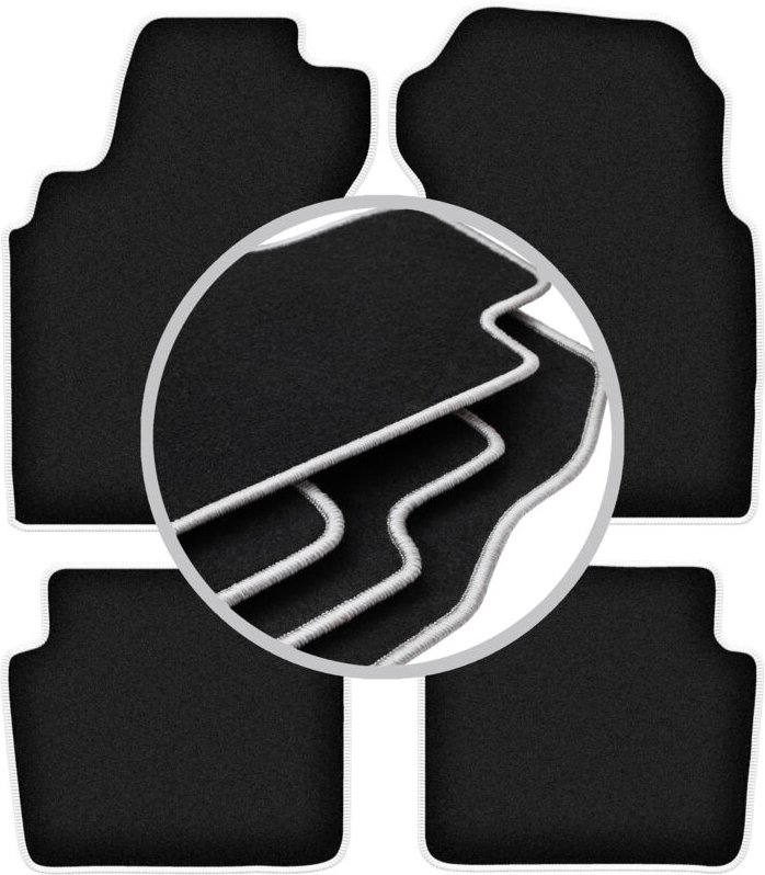 CARLUX-SILVER Autofußmatten für: Nissan Maxima IV Limousine (1995-2000)