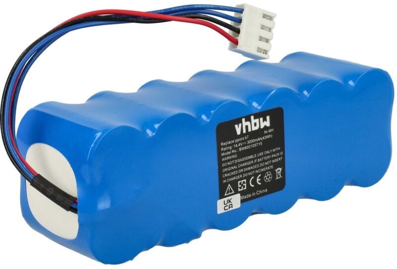 Vhbw - Akku kompatibel mit Bralko Galaxy ii Staubsauger (3000mAh, 14,4V, NiMH)