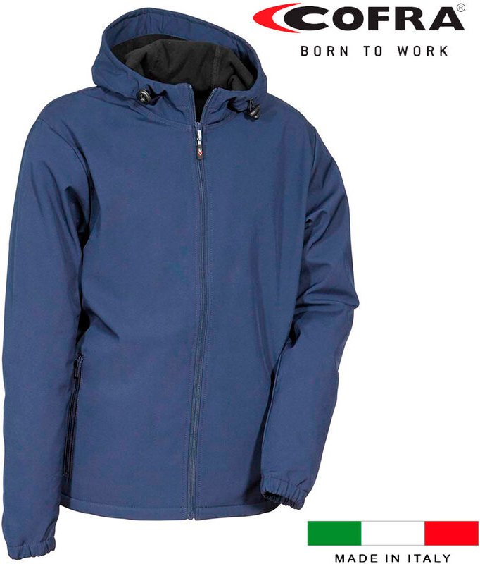 Vannas Softshelljacke navy blau Cofra Größe m