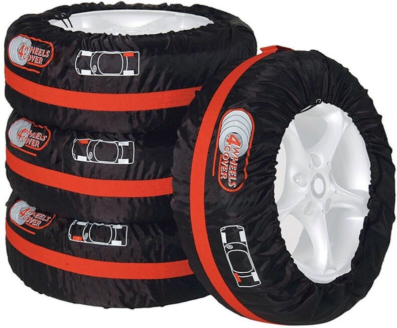 Trade Shop - set 4 stück autoreifen schutztasche abdeckung aufbewahrung reifen räder 65 cm -