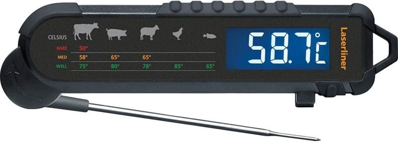 Laserliner - Grill-, Gar und Bratenthermometer Professionell ThermoMaitre