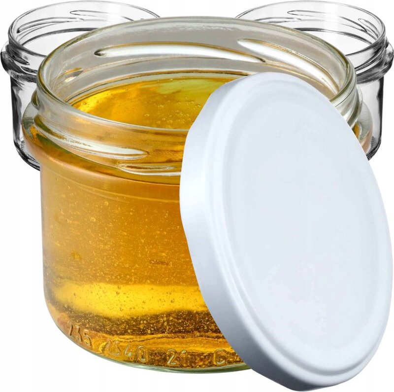 20x Glasgläser 235 ml zum Einmachen von Marmelade und Pastete, Deckel Fi82 - Kadax