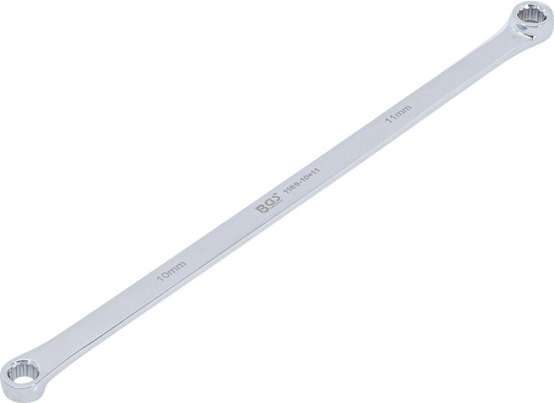 Bgs Technic - bgs Doppel-Ringschlüssel extra lang sw 10 x 11 mm - 1186-10x11