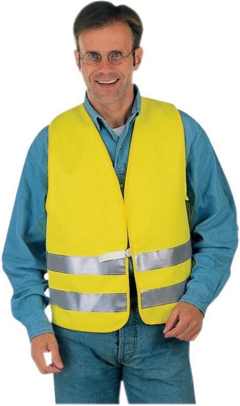 Wicatex Warnweste, bw-mg, Einheitsgröße, gelb