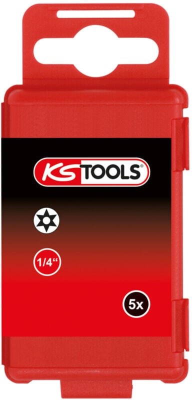 1/4' Bit Torx, Bohrung, 75mm, TB15, 5er Pack