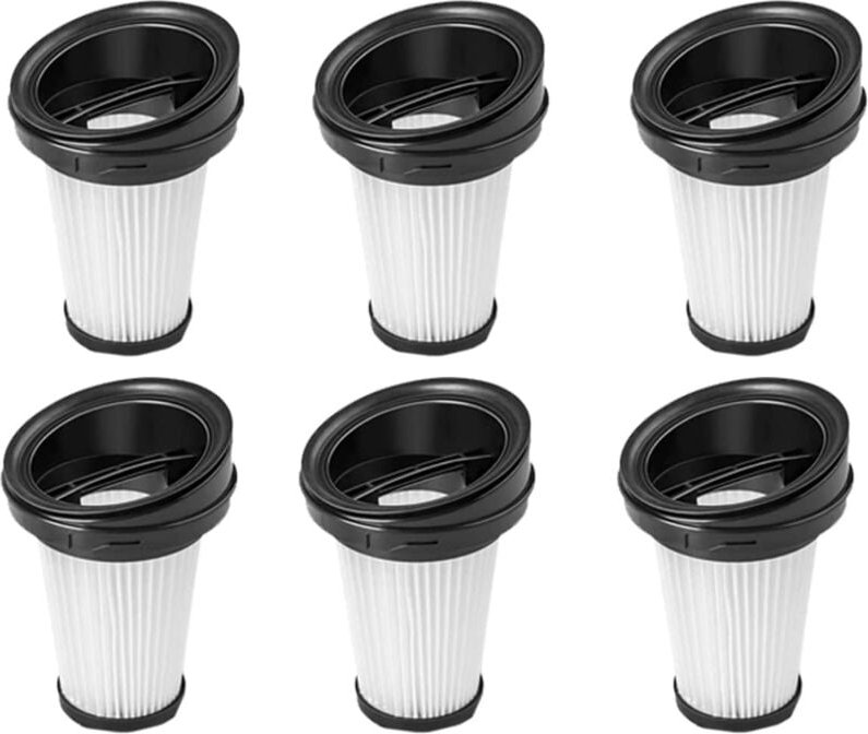6 Stück Filter für Staubsauger Grundig VCH9629, Reehi Ersatzfilter für VCH 9832, Filterzubehör für VCH9632 VCH9631 VCH96...