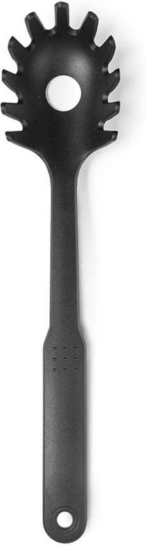 Pastalöffel aus weichem Nylon, 29 cm lang, schwarz