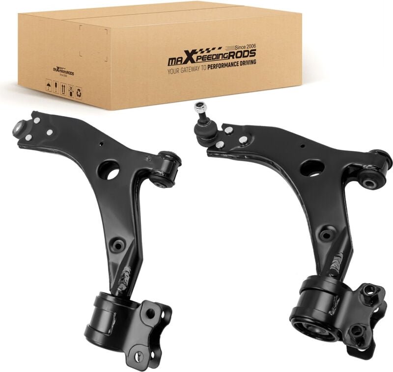 Maxpeedingrods - 2x querlenker + traggelenk vorne unten für ford focus MK2 & c-max links & rechts
