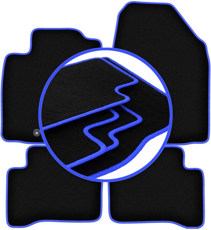 CARLUX-BLUE Autofußmatten für: Hyundai Ioniq Fließheck (2016-)