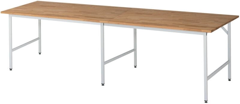 Arbeitstisch Jerry höhenverstellbar, B3000xT1000xH800-850mm, B-Platte-25mm - RAU