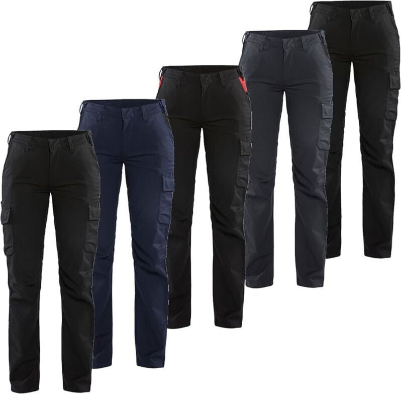 Industrie-Stretchhose 2D Damen 7144 - Dunkelblau/Schwarz S - FR(38) - SE(C36) - Standards