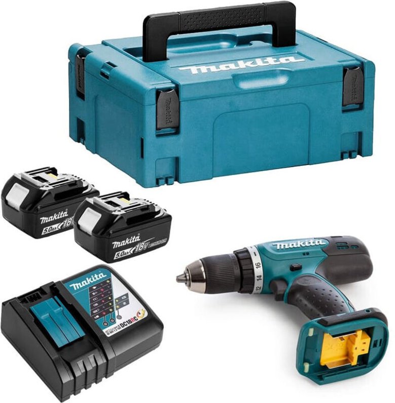 Thumbnail - Bohrschrauber 18V LXT (2x5,0 Ah) in MAKPAC - Makita DDF453RTJ