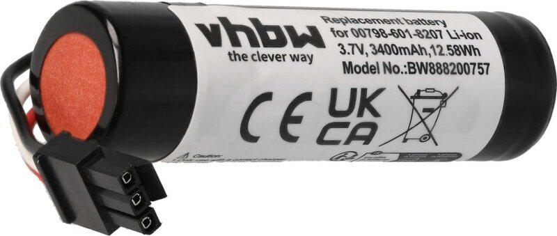 Vhbw - Akku Ersatz für Logitech 00798-601-8207 für Lautsprecher Boxen Speaker (3400mAh, 3,7V, Li-Ion)