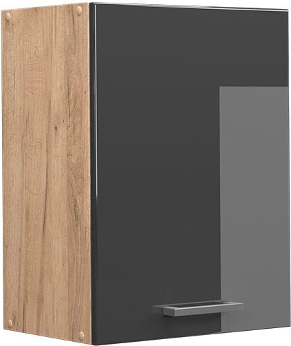 Vicco - Hängeschrank R-Line, Anthrazit Hochglanz, 45 cm