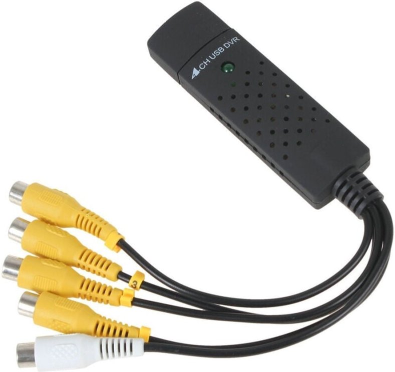 Trade Shop Traesio - Trade Shop - usb 2.0 grabber karte pc capture 4 video + 1 audio kanal pc notebook net -