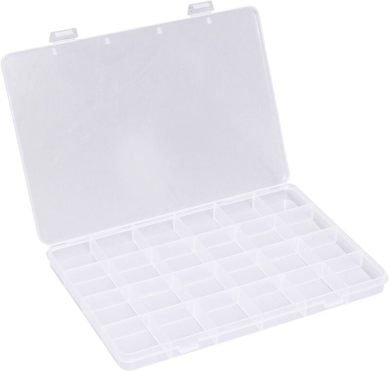 Quadrios 23SA088 Sortimentskasten (L x B x H) 19 x 13 x 1.5 cm Anzahl Fächer: 24 feste Unterteilung