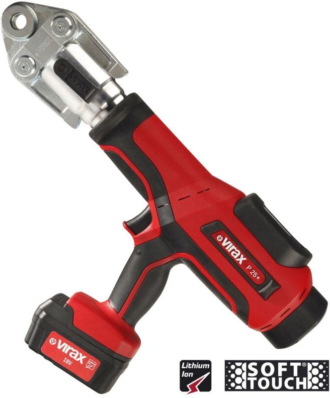 Viper® P25+ elektro-hydraulische Pressmaschine mit 1 x 18V 3AH Akku + 1 x Ladegerät - 253263 - Virax