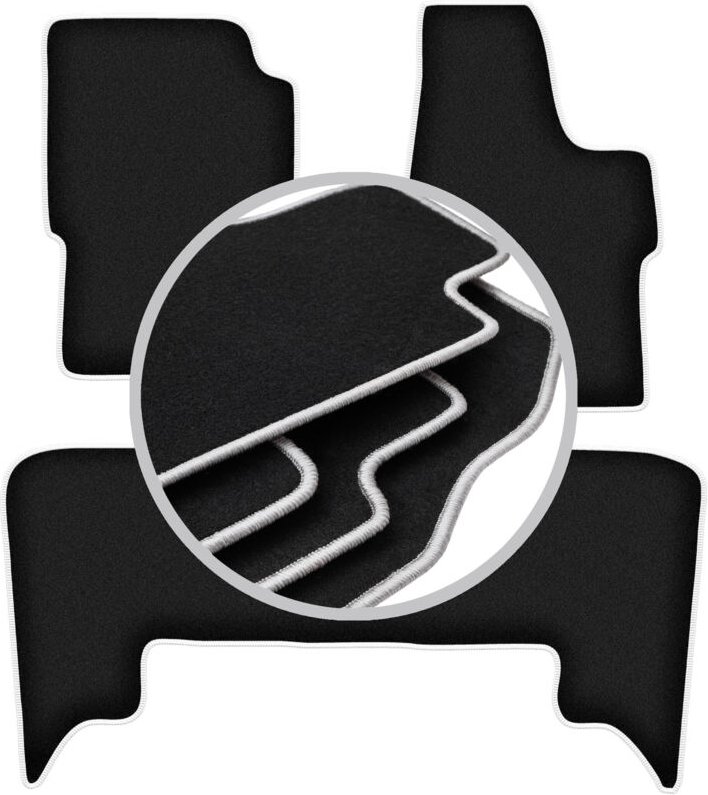 CARLUX-SILVER Autofußmatten für: Opel Monterey SUV (1991-1999)