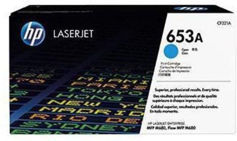 Toner Originalzubehör 653A ca. 16.500 Seiten cyan